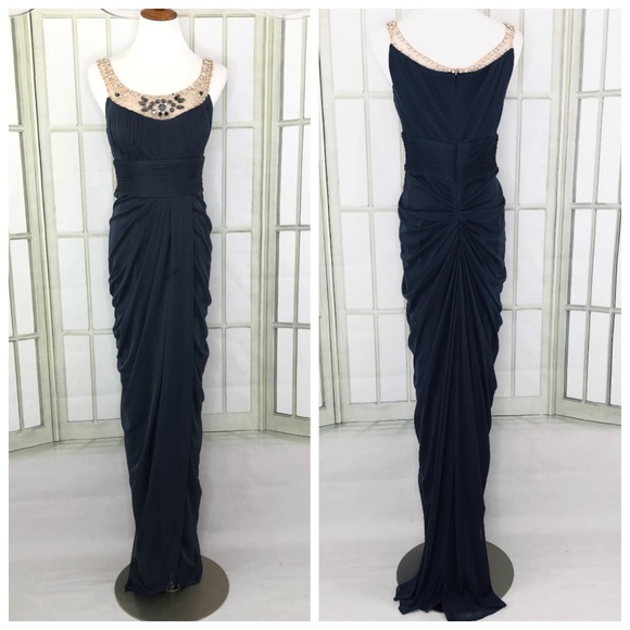 Adrianna Papell Dresses & Skirts - Adrianna Papell Size 8 Ruched Sheath Dress Draped